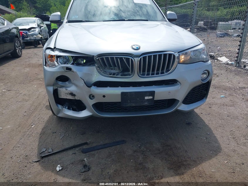 2017 BMW X3 VIN 5UXWX9C32H0T20866 IAAI salvage auction — RIGHT FRONT, Salvage (Massachusetts), sold $2,500 on 2026-07-08 (photo 6)