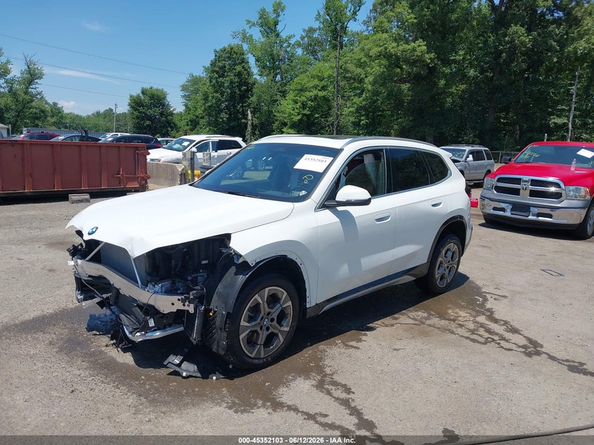 2026 BMW X1 VIN WBX73EF06T5524533 IAAI salvage auction — FRONT END, Salvage Title, sold $11,900 on 2026-07-29 (photo 2)