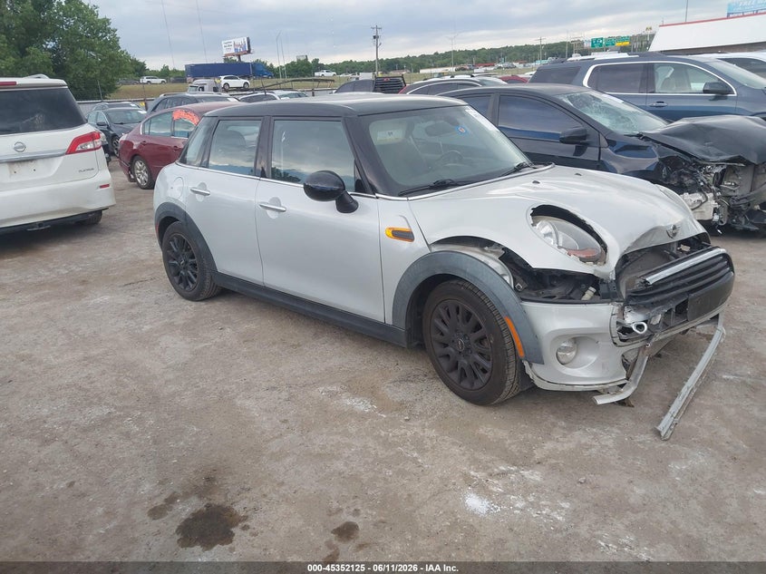 2016 Mini Hard top VIN WMWXU1C53G2D12263 IAAI salvage auction — FRONT END, Junk (Oklahoma), sold $950 on 2026-07-22 (photo 1)