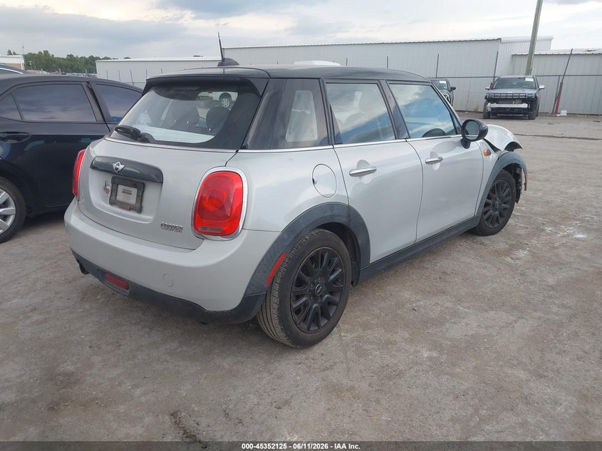 2016 Mini Hard top VIN WMWXU1C53G2D12263 IAAI salvage auction — FRONT END, Junk (Oklahoma), sold $950 on 2026-07-22 (photo 4)