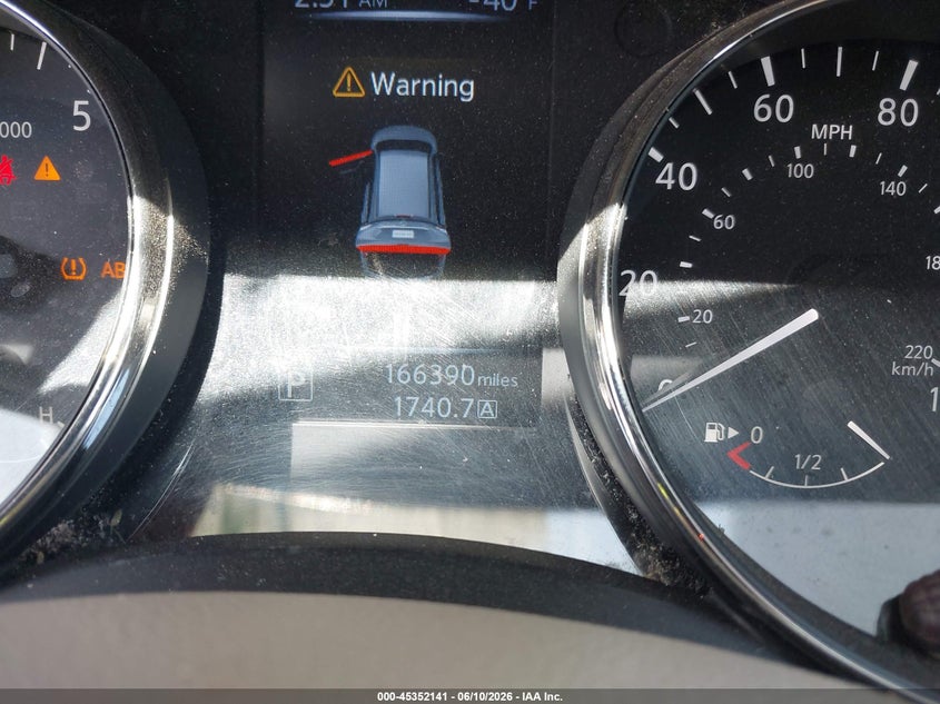 2015 Nissan Rogue VIN KNMAT2MTXFP505488 IAAI salvage auction — FRONT & REAR, Salvage (Texas), sold $725 on 2026-07-15 (photo 7)