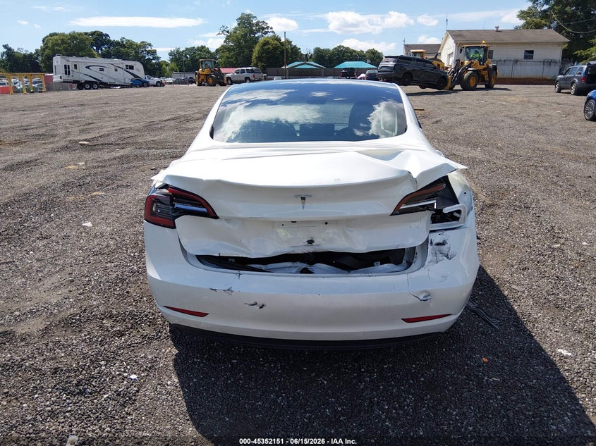 2023 Tesla Model 3 VIN 5YJ3E1EA6PF495323 IAAI salvage auction — REAR END, Salvage Title, sold $8,300 on 2026-08-02 (photo 6)