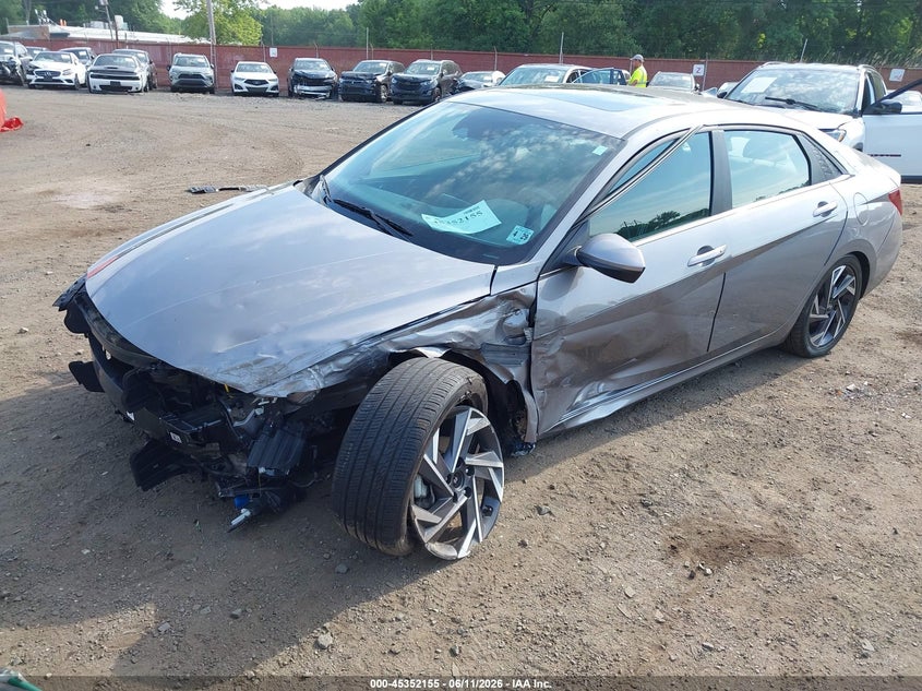 2024 Hyundai Elantra VIN KMHLS4DG1RU747565 IAAI salvage auction — FRONT END, Salvage (Idaho), sold $4,000 on 2026-07-15 (photo 2)