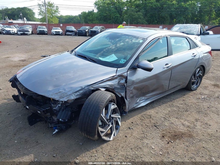 2024 Hyundai Elantra VIN KMHLS4DG1RU747565 IAAI salvage auction — FRONT END, Salvage (Idaho), sold $4,000 on 2026-07-15 (photo 6)