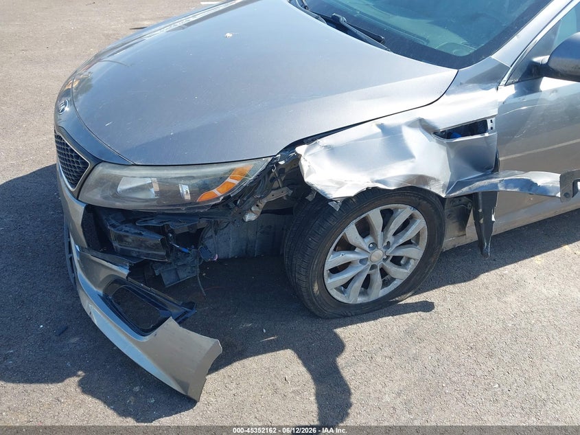 2014 Kia Optima VIN 5XXGN4A74EG273032 IAAI salvage auction — LEFT FRONT, Salvage (Mississippi), sold $600 on 2026-07-20 (photo 6)