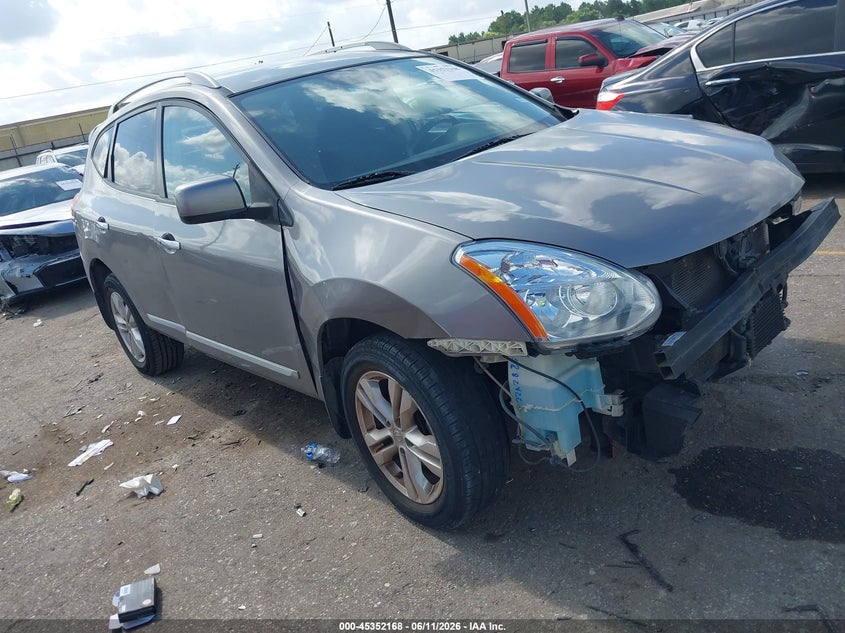 2013 Nissan Rogue VIN JN8AS5MT1DW535765 IAAI salvage auction — FRONT END, Salvage Title, sold $775 on 2026-07-29 (photo 1)
