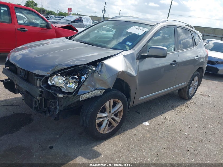2013 Nissan Rogue VIN JN8AS5MT1DW535765 IAAI salvage auction — FRONT END, Salvage Title, sold $775 on 2026-07-29 (photo 2)