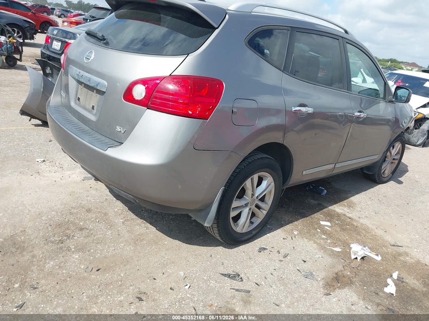 2013 Nissan Rogue VIN JN8AS5MT1DW535765 IAAI salvage auction — FRONT END, Salvage Title, sold $775 on 2026-07-29 (photo 4)