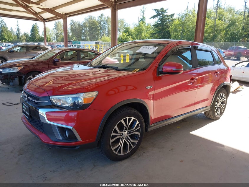 2018 Mitsubishi Outlander VIN JA4AP3AW4JZ036429 IAAI salvage auction — REAR END, Bill Of Sale (Washington), sold $2,600 on 2026-07-08 (photo 2)