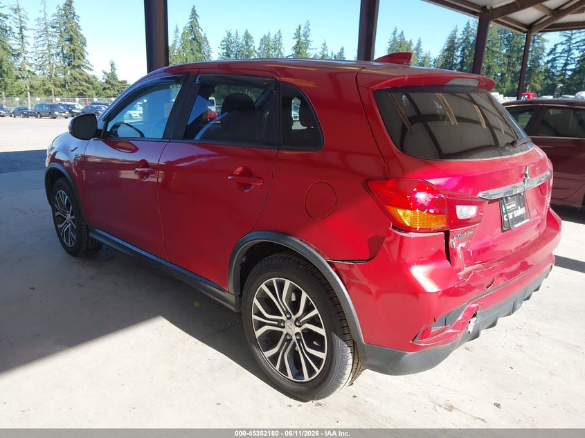 2018 Mitsubishi Outlander VIN JA4AP3AW4JZ036429 IAAI salvage auction — REAR END, Bill Of Sale (Washington), sold $2,600 on 2026-07-08 (photo 3)