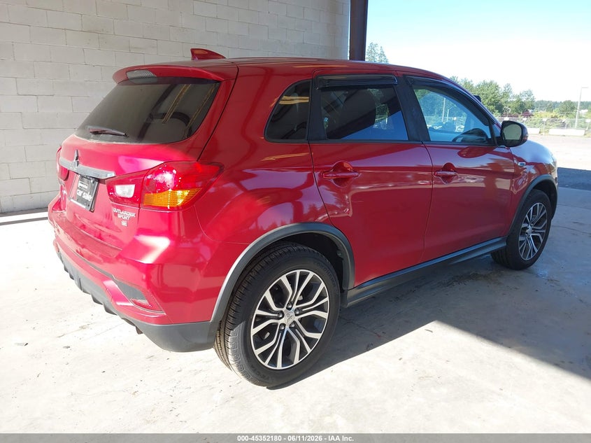 2018 Mitsubishi Outlander VIN JA4AP3AW4JZ036429 IAAI salvage auction — REAR END, Bill Of Sale (Washington), sold $2,600 on 2026-07-08 (photo 4)