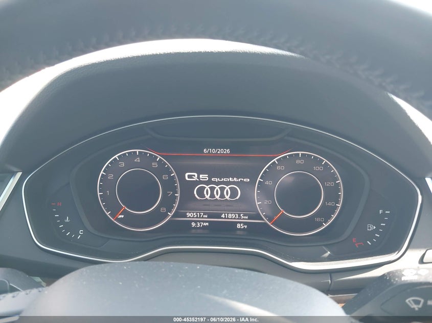 2018 Audi Q5 VIN WA1BNAFY4J2106058 IAAI salvage auction — RIGHT SIDE, Salvage (Oklahoma), sold $5,850 on 2026-07-21 (photo 7)