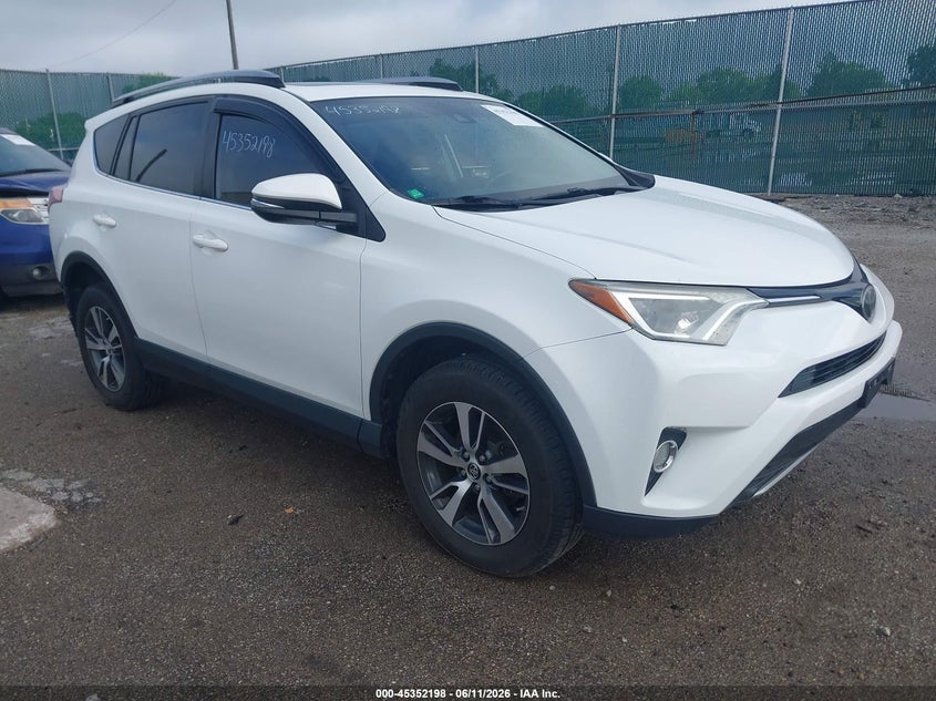 2017 Toyota Rav 4 VIN JTMRFREV3HD198219 IAAI salvage auction — REAR END, Clear (Indiana), sold $6,500 on 2026-07-14 (photo 1)
