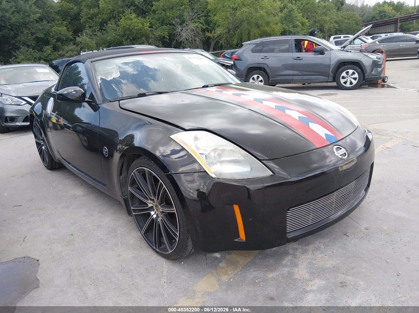 2004 Nissan 350z VIN JN1AZ36A74T006042 IAAI salvage auction — NORMAL WEAR, Original (Texas), sold $1,450 on 2026-07-29 (photo 1)