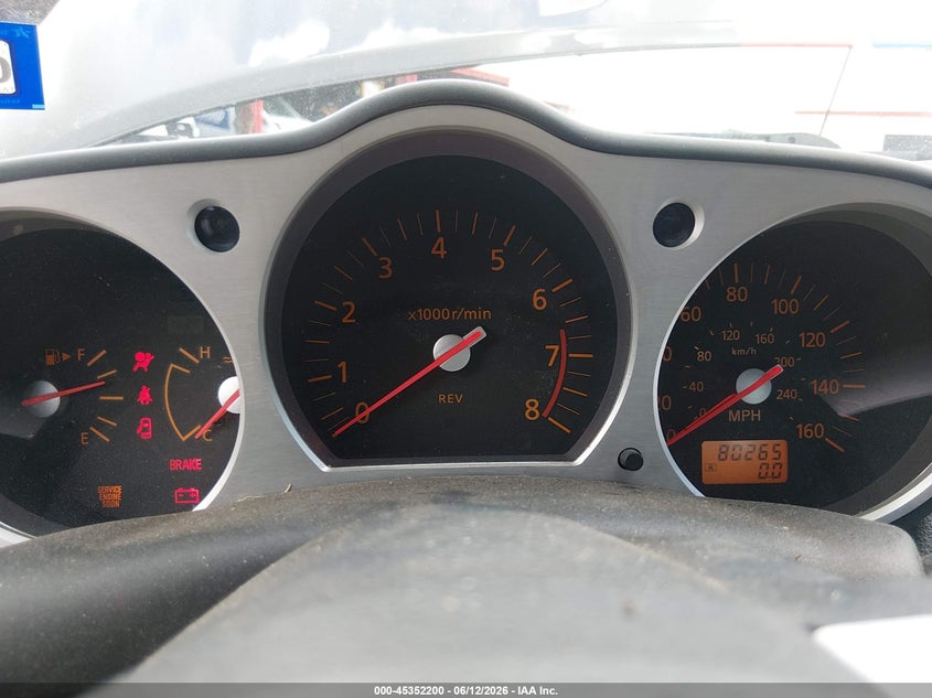 2004 Nissan 350z VIN JN1AZ36A74T006042 IAAI salvage auction — NORMAL WEAR, Original (Texas), sold $1,450 on 2026-07-29 (photo 7)