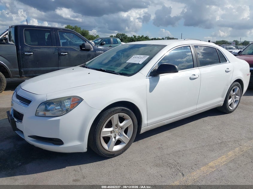 2012 Chevrolet Malibu VIN 1G1ZB5E00CF188813 IAAI salvage auction — RIGHT REAR, Salvage Title, sold $425 on 2026-08-03 (photo 2)