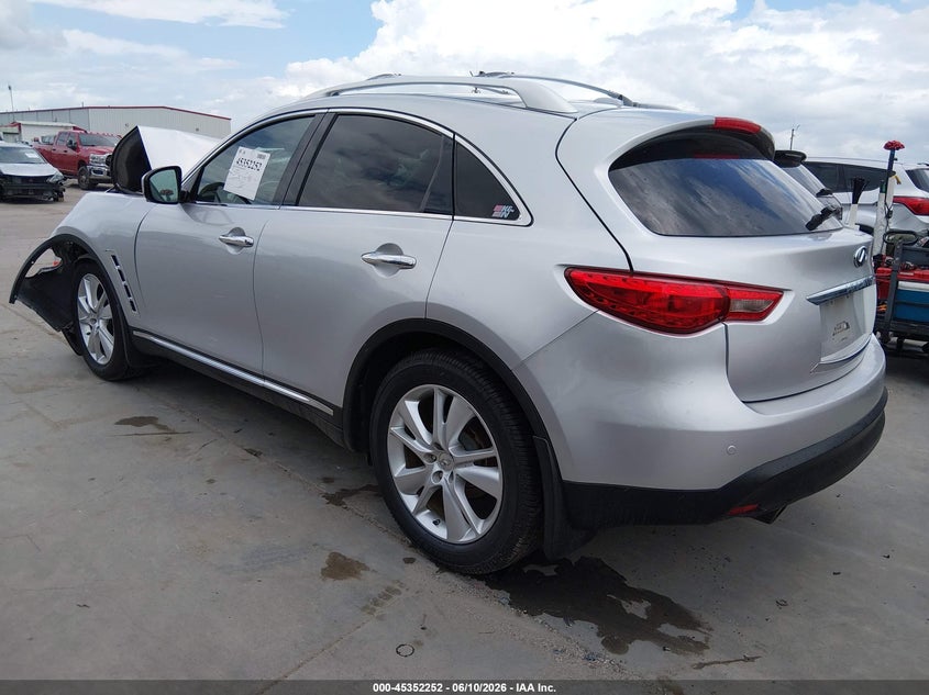 2013 Infiniti Fx VIN JN8CS1MWXDM171305 IAAI salvage auction — FRONT END, Salvage Title, sold $350 on 2026-07-28 (photo 3)