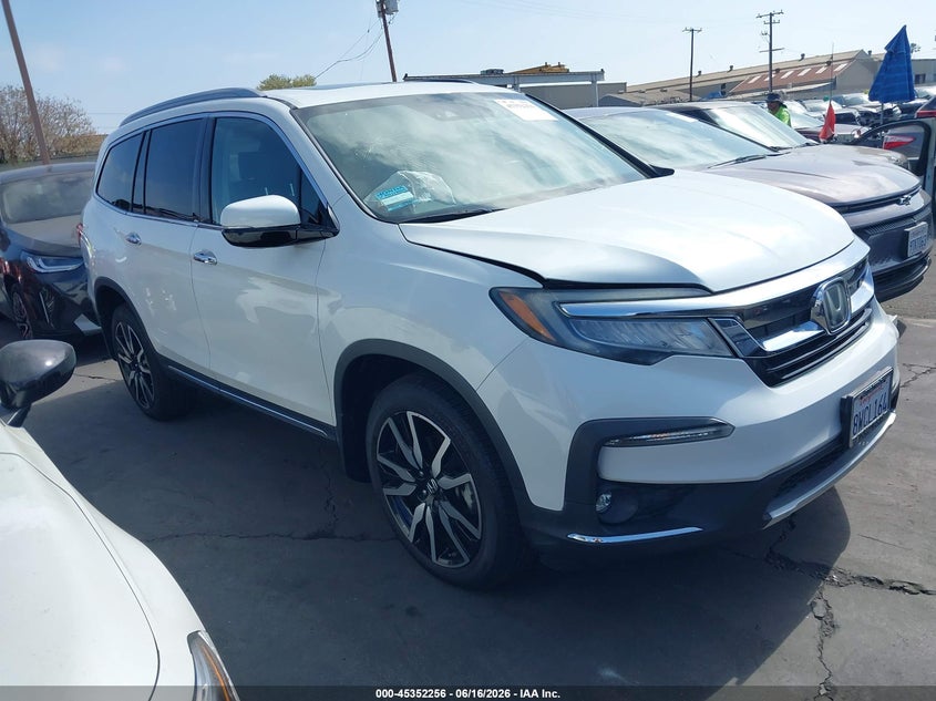 2020 Honda Pilot VIN 5FNYF6H05LB019884 IAAI salvage auction — LEFT FRONT, Salvage Title, sold $7,500 on 2026-07-29 (photo 1)