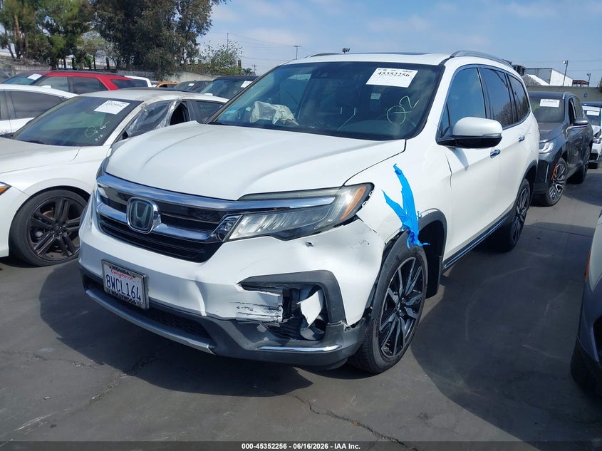 2020 Honda Pilot VIN 5FNYF6H05LB019884 IAAI salvage auction — LEFT FRONT, Salvage Title, sold $7,500 on 2026-07-29 (photo 2)