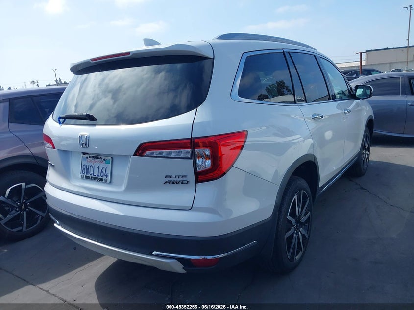 2020 Honda Pilot VIN 5FNYF6H05LB019884 IAAI salvage auction — LEFT FRONT, Salvage Title, sold $7,500 on 2026-07-29 (photo 4)