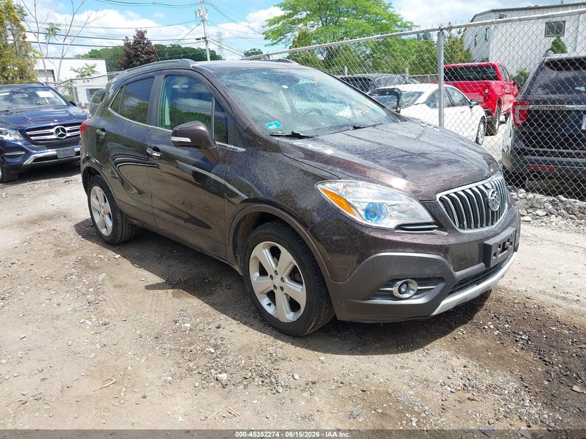 2015 Buick Encore VIN KL4CJFSB8FB251741 IAAI salvage auction — REAR END, Salvage (Rhode Island), sold $25 on 2026-07-28 (photo 1)