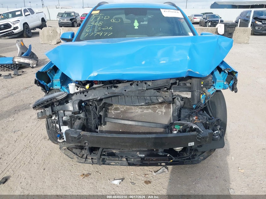 2022 Hyundai Kona VIN KM8K62ABXNU856422 IAAI salvage auction — FRONT END, Salvage (Texas), sold $2,550 on 2026-07-22 (photo 6)