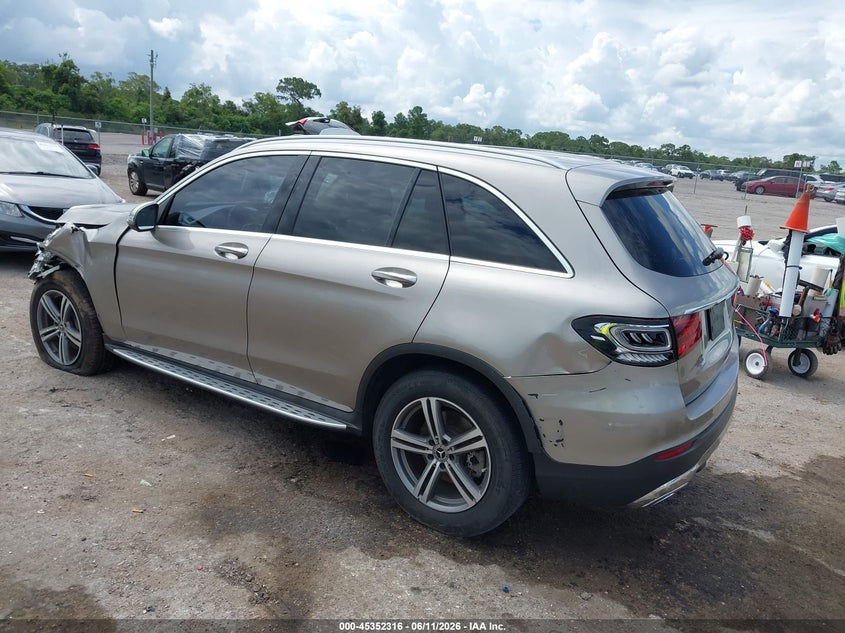 2020 Mercedes-benz Glc VIN WDC0G8DB0LF740570 IAAI salvage auction — FRONT END, Rebuildable (Florida), sold $5,950 on 2026-07-30 (photo 3)