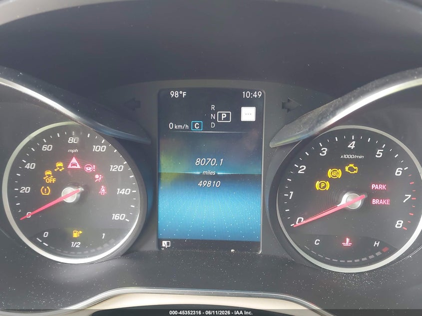 2020 Mercedes-benz Glc VIN WDC0G8DB0LF740570 IAAI salvage auction — FRONT END, Rebuildable (Florida), sold $5,950 on 2026-07-30 (photo 7)