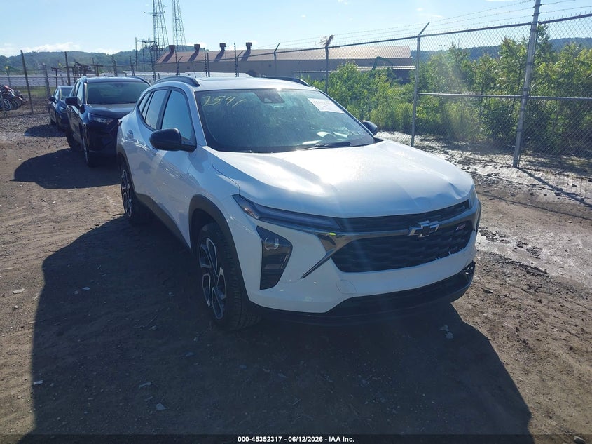 2025 Chevrolet Trax VIN KL77LJEPXSC077541 IAAI salvage auction — REAR END, Salvage (Pennsylvania), sold $5,800 on 2026-07-14 (photo 1)