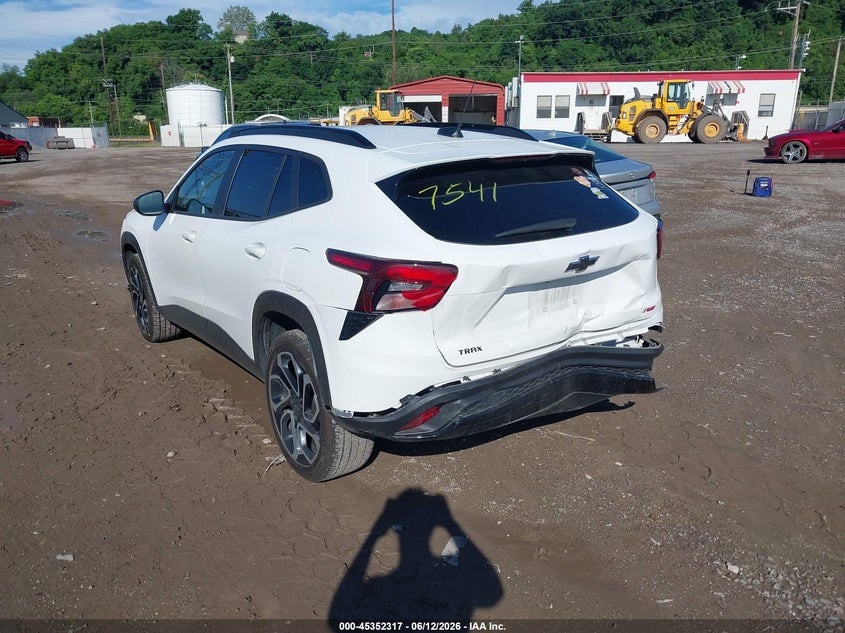 2025 Chevrolet Trax VIN KL77LJEPXSC077541 IAAI salvage auction — REAR END, Salvage (Pennsylvania), sold $5,800 on 2026-07-14 (photo 3)
