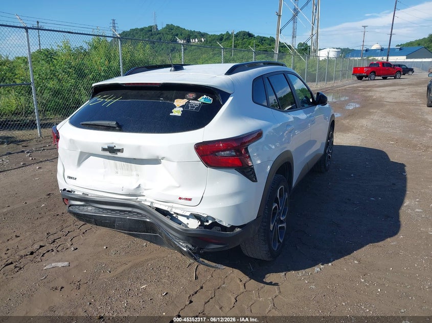 2025 Chevrolet Trax VIN KL77LJEPXSC077541 IAAI salvage auction — REAR END, Salvage (Pennsylvania), sold $5,800 on 2026-07-14 (photo 4)