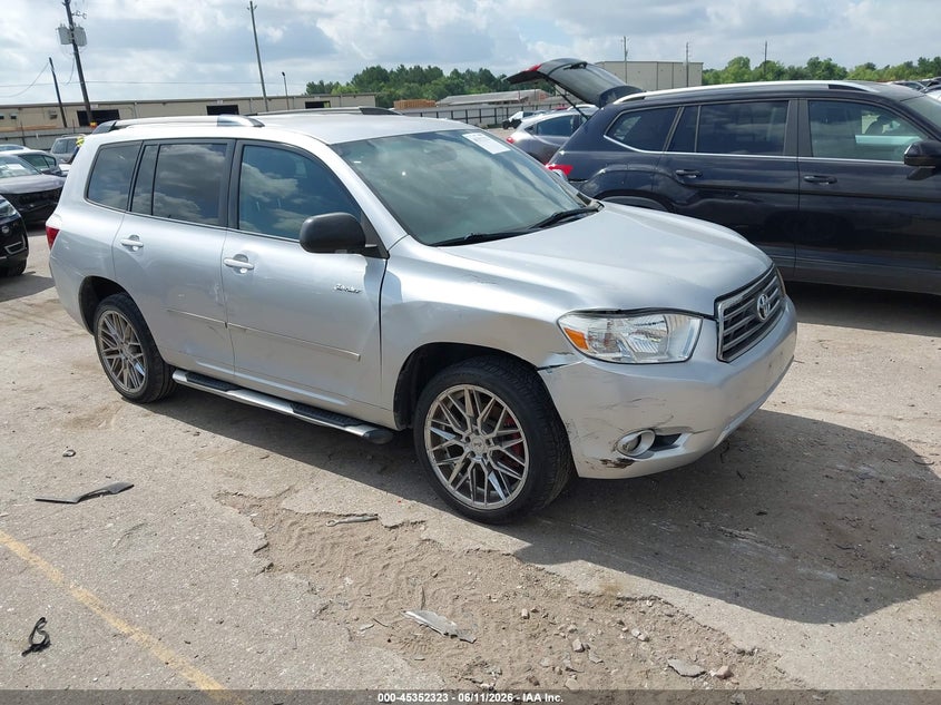 2008 Toyota Highlander VIN JTEDS43AX82054148 IAAI salvage auction — RIGHT FRONT, Salvage (Texas), sold $2,625 on 2026-07-08 (photo 1)