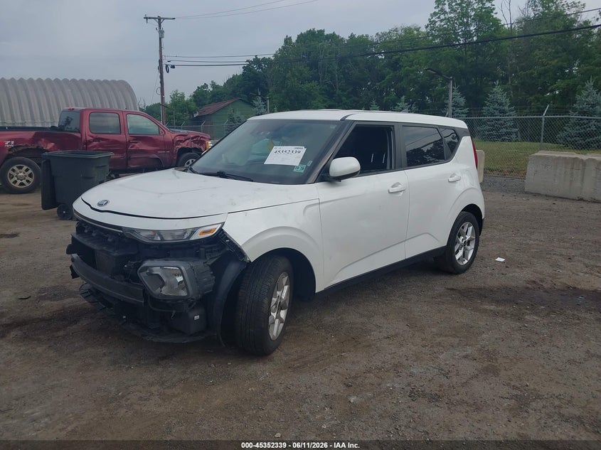 2021 Kia Soul VIN KNDJ23AU6M7751215 IAAI salvage auction — FRONT END, Salvage (New Jersey), sold $1,550 on 2026-07-30 (photo 2)