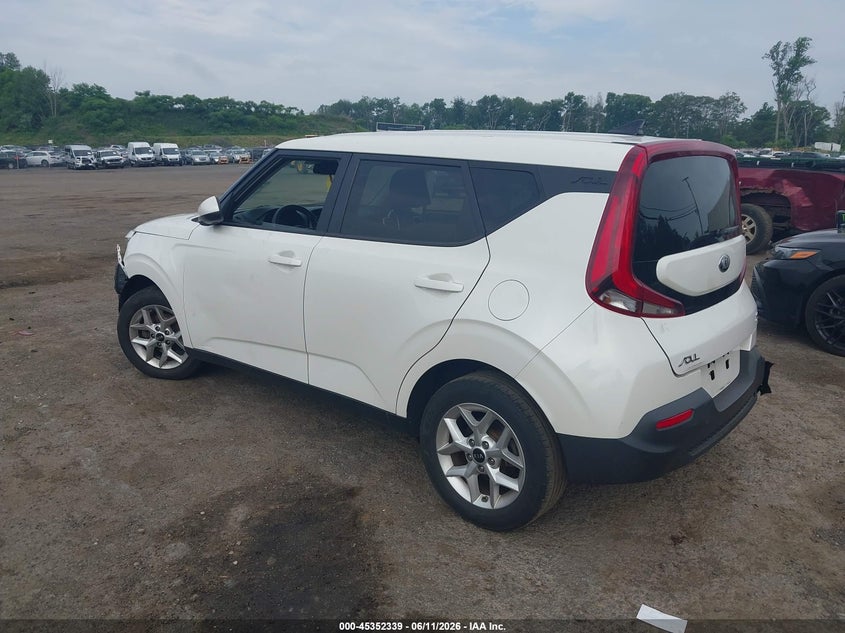 2021 Kia Soul VIN KNDJ23AU6M7751215 IAAI salvage auction — FRONT END, Salvage (New Jersey), sold $1,550 on 2026-07-30 (photo 3)