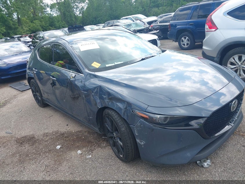 2021 Mazda 3 VIN JM1BPBNY8M1312517 IAAI salvage auction — LEFT & RIGHT, Salvage (Ohio), sold $1,850 on 2026-07-28 (photo 1)