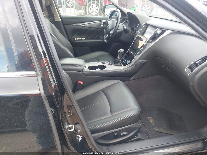 2017 Infiniti Q50 VIN JN1CV7AP4HM641906 IAAI salvage auction — NORMAL WEAR, Original (Texas), sold $1,550 on 2026-07-22 (photo 5)