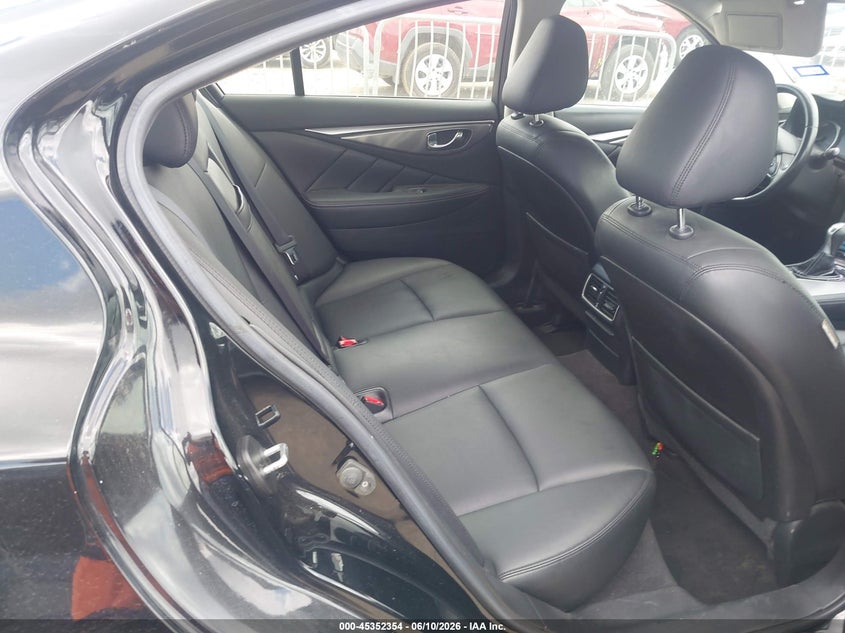 2017 Infiniti Q50 VIN JN1CV7AP4HM641906 IAAI salvage auction — NORMAL WEAR, Original (Texas), sold $1,550 on 2026-07-22 (photo 8)