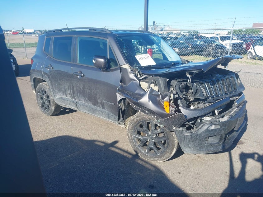 2016 Jeep Renegade VIN ZACCJBBT9GPE18171 IAAI salvage auction — RIGHT FRONT, Salvage (Minnesota), sold $25 on 2026-07-29 (photo 1)