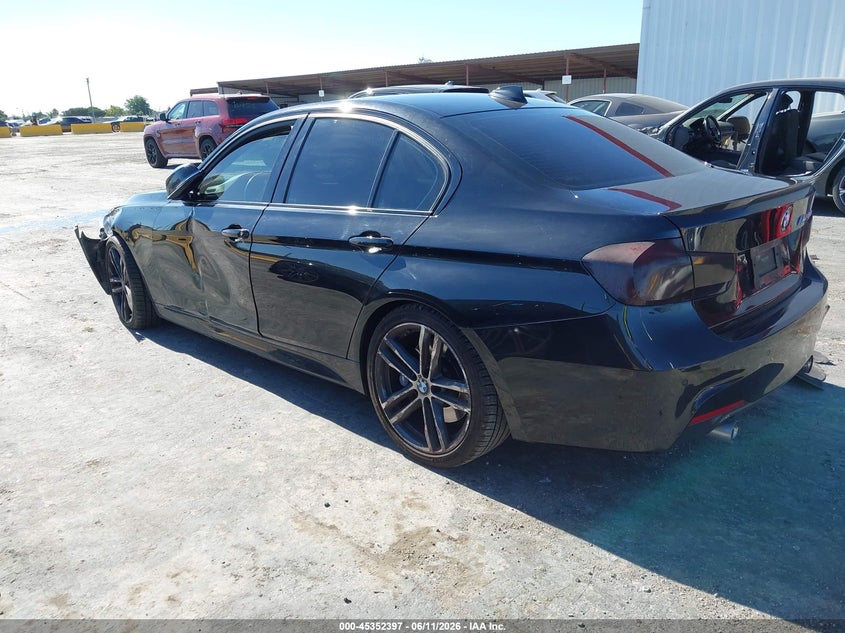 2018 BMW 3er VIN WBA8B3C55JK385077 IAAI salvage auction — FRONT END, Salvage Title, sold $7,850 on 2026-08-13 (photo 3)