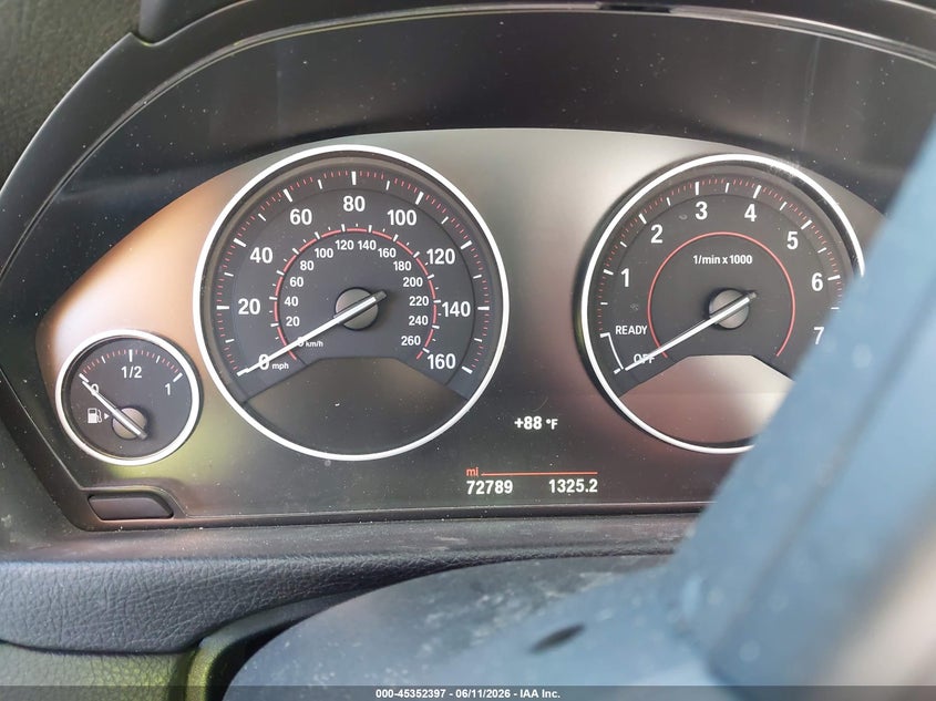2018 BMW 3er VIN WBA8B3C55JK385077 IAAI salvage auction — FRONT END, Salvage Title, sold $7,850 on 2026-08-13 (photo 7)