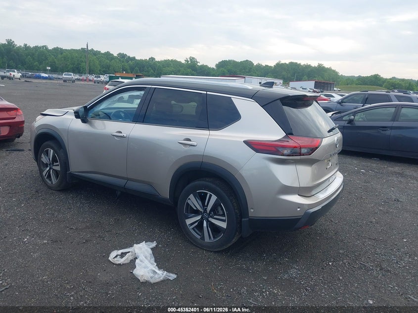 2025 Nissan Rogue VIN JN8BT3CB5SW424986 IAAI salvage auction — RIGHT FRONT, Salvage Title, sold $8,900 on 2026-07-20 (photo 3)