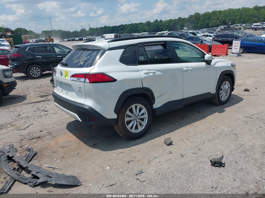2024 Toyota Corolla cross VIN 7MUCAABG7RV097109 IAAI salvage auction — SIDE, Salvage (Georgia), sold $8,100 on 2026-08-02 (photo 4)