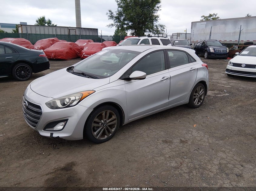 2016 Hyundai Elantra VIN KMHD35LH7GU288301 IAAI salvage auction — NORMAL WEAR, Salvage (Texas), sold $1,750 on 2026-07-10 (photo 2)
