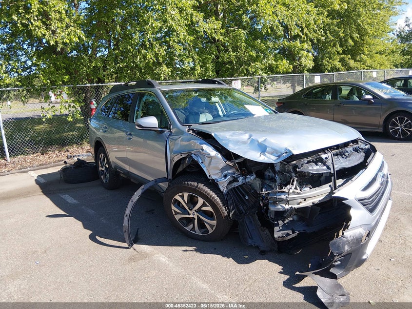 2020 Subaru Outback VIN 4S4BTANC5L3232570 IAAI salvage auction — RIGHT FRONT, Salvage (New Jersey), sold $4,550 on 2026-07-26 (photo 1)