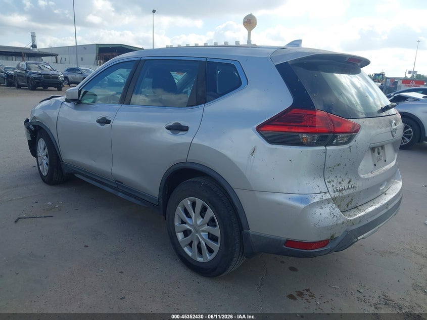2017 Nissan Rogue VIN KNMAT2MT2HP558026 IAAI salvage auction — FRONT END, Salvage (Texas), sold $800 on 2026-07-16 (photo 3)