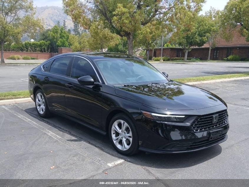 2025 Honda Accord VIN 1HGCY1F25SA043767 IAAI salvage auction — NORMAL WEAR, Salvage Title - Dealer (California), sold $18,000 on 2026-07-30 (photo 1)