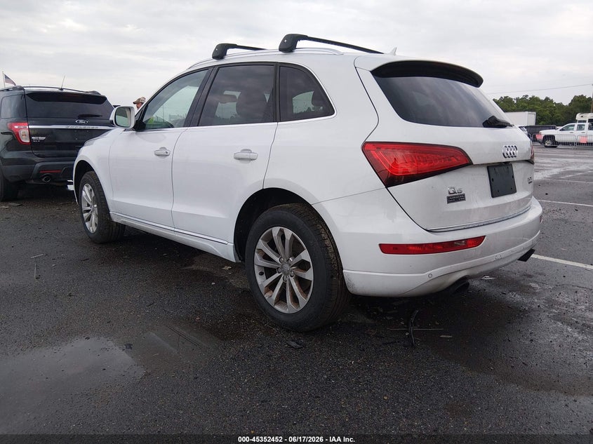 2016 Audi Q5 VIN WA1L2AFP0GA040966 IAAI salvage auction — UNDERCARRIAGE, Salvage (Mississippi), sold $3,250 on 2026-07-09 (photo 3)
