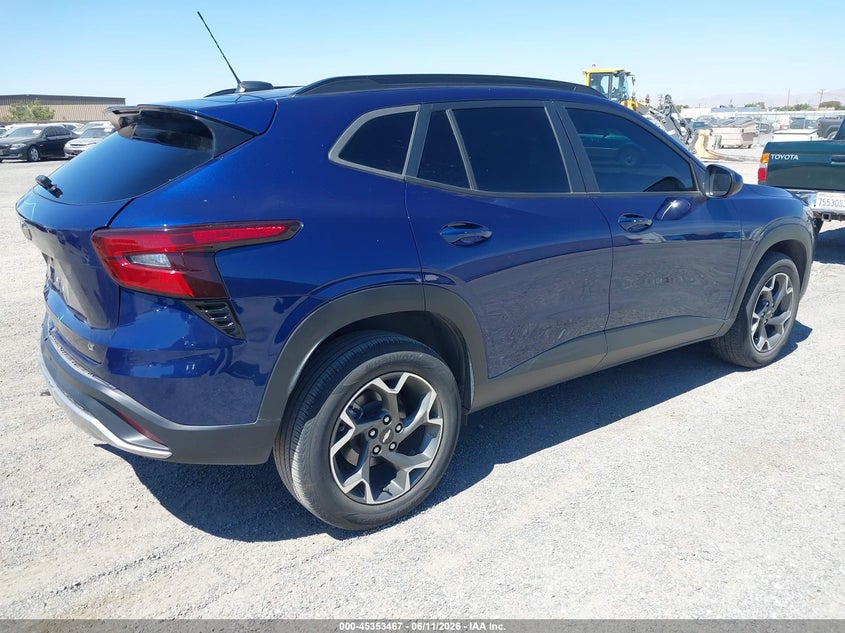 2024 Chevrolet Trax VIN KL77LHE21RC034018 IAAI salvage auction — REAR END, Salvage (California), sold $7,600 on 2026-07-05 (photo 4)