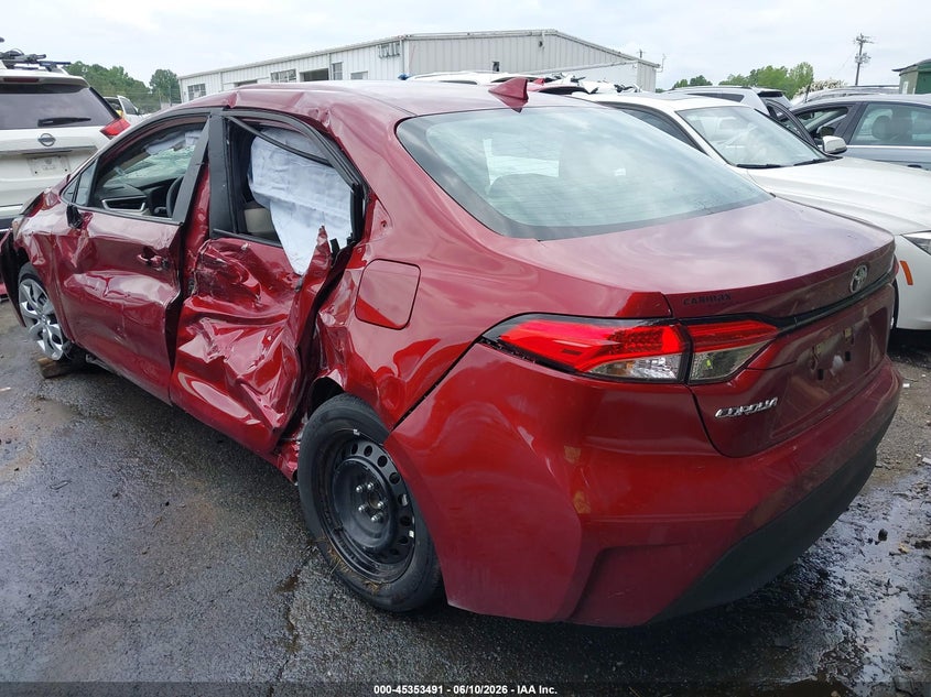 2025 Toyota Corolla VIN 5YFB4MDE8SP251559 IAAI salvage auction — ROLLOVER, Salvage Title, sold $75 on 2026-07-30 (photo 3)