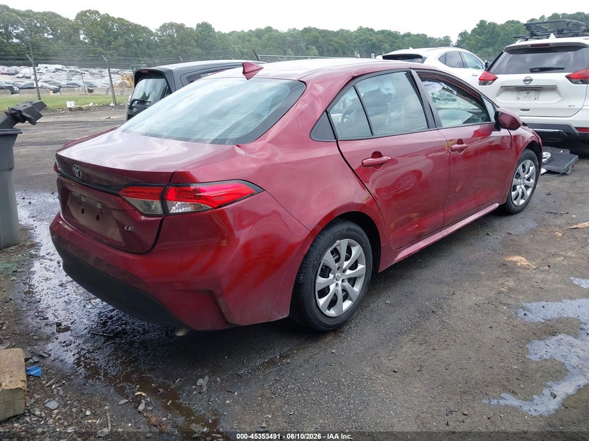 2025 Toyota Corolla VIN 5YFB4MDE8SP251559 IAAI salvage auction — ROLLOVER, Salvage Title, sold $75 on 2026-07-30 (photo 4)